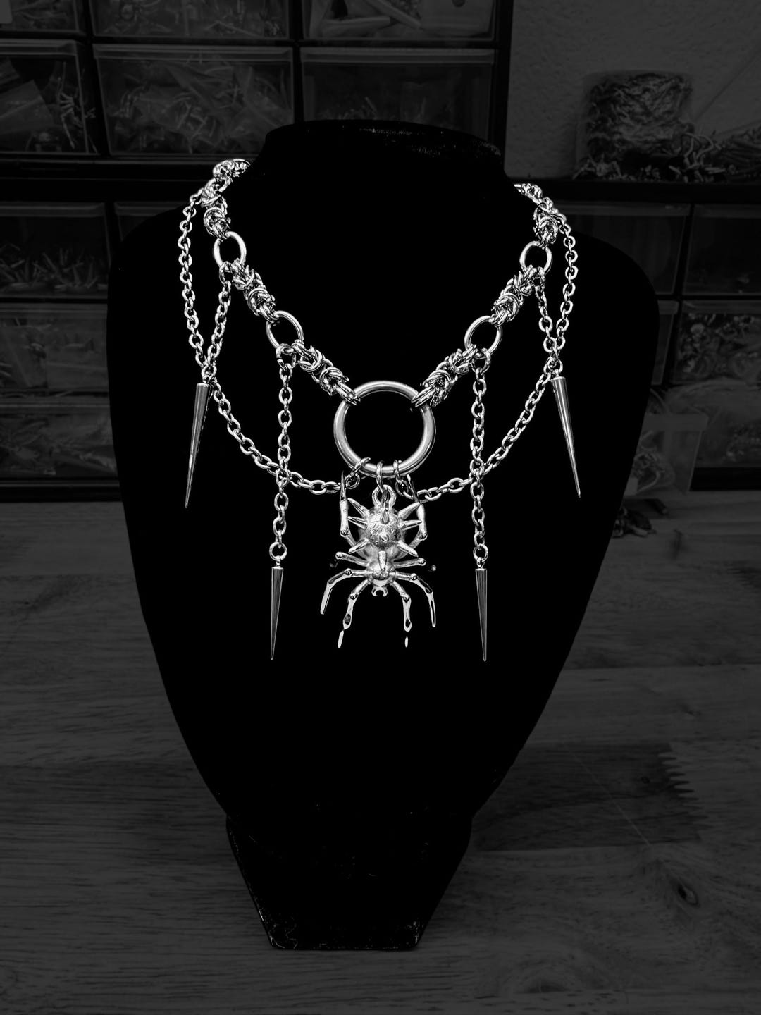 Spiked Spider Chainmaille - Etsy