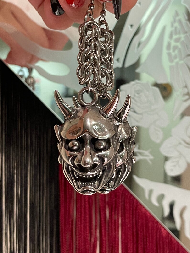 Hannya earrings Clearance