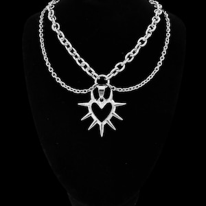Spikey Heart chain