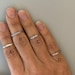 Stacking Pinky Ring Little Finger Ring Sterling Midi Ring - Etsy