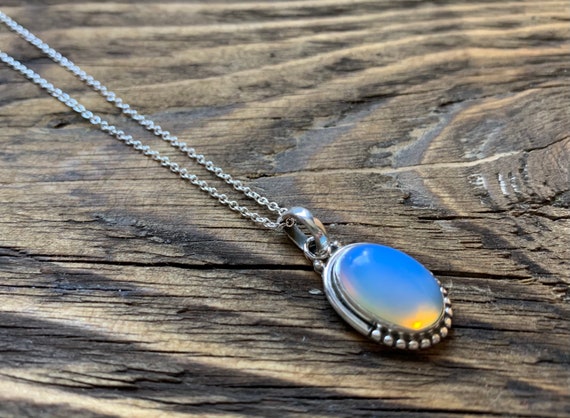 Opalite necklace deals