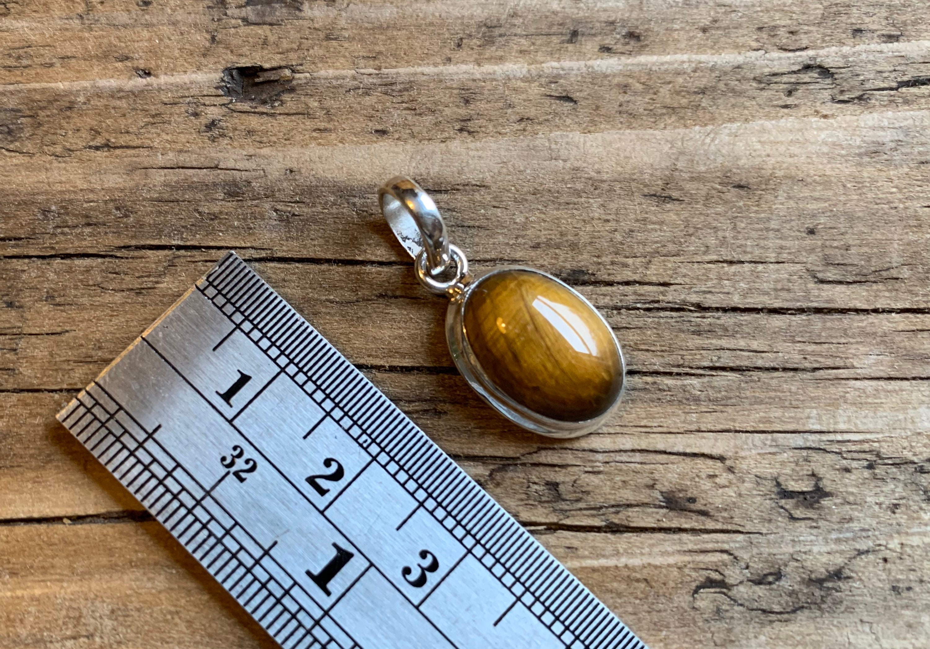 Tiger Eye Sterling Silver Necklace, Oval Tiger Eye Necklace Tiger Eye Sterling Silver Necklace, Oval Tiger Eye Necklace