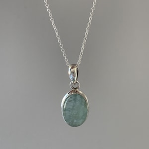 Aquamarine necklace, Delicate Necklace, Boho necklace, Aquamarine necklace, March Birthstone, Sterling silver necklace, Mothers Day gift