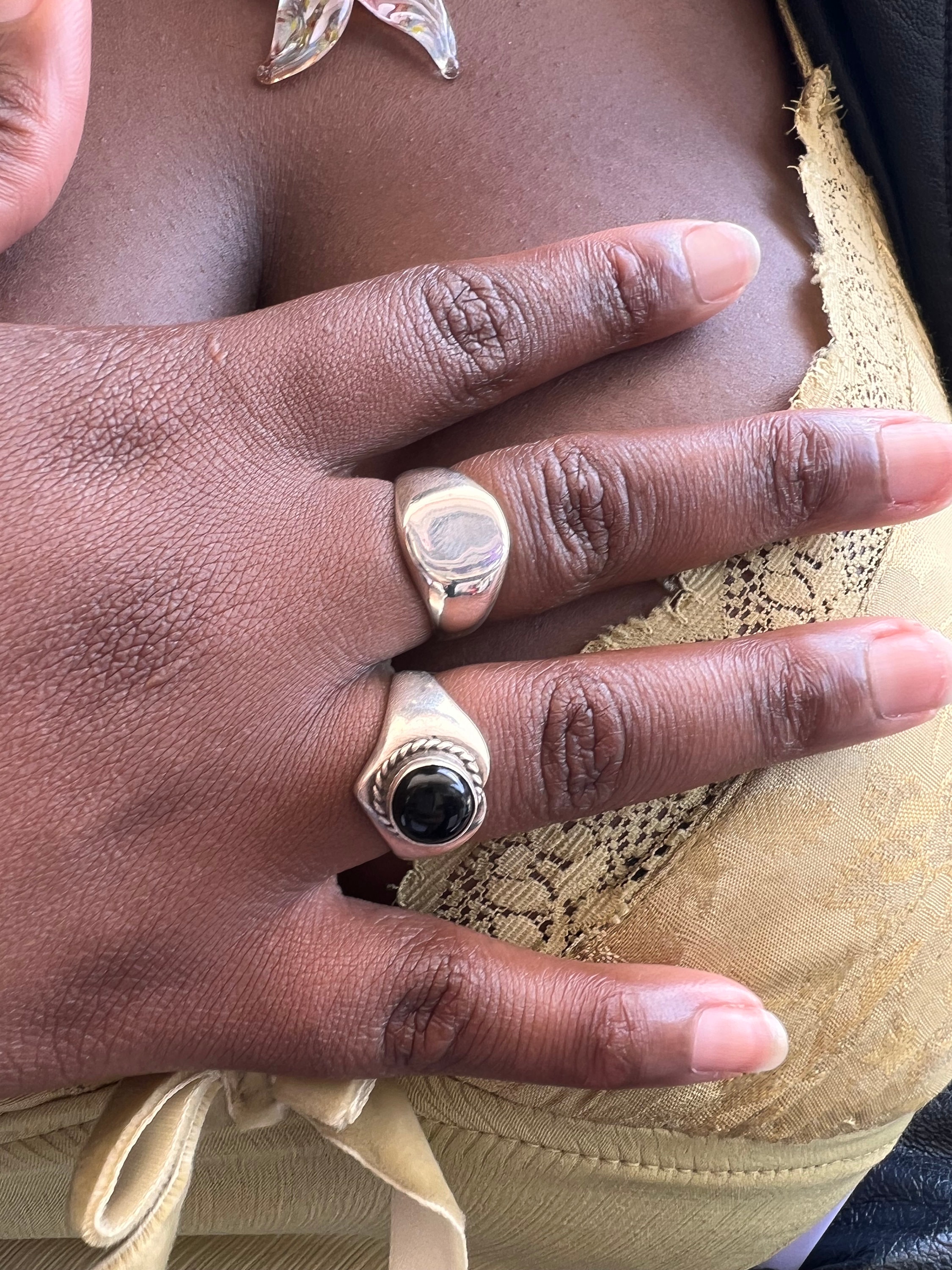 Fake signet hotsell ring