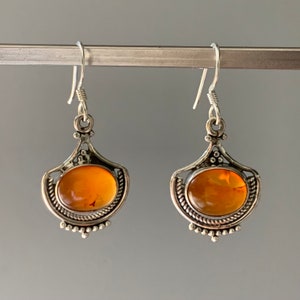 Karneol Ohrringe, Boho Karneol Ohrringe, Teardrop Karneol Ohrringe, Sterling Silber Ohrringe, Heilstein, August Geburtsstein