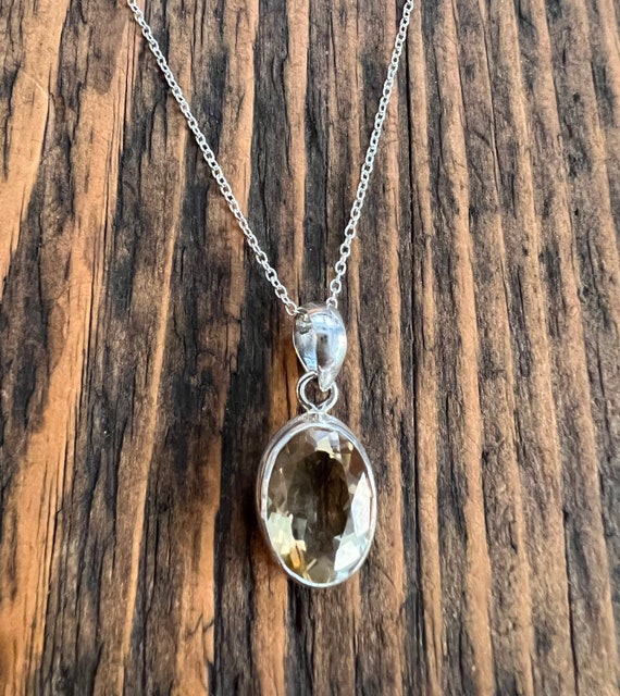 Citrine necklace etsy sale