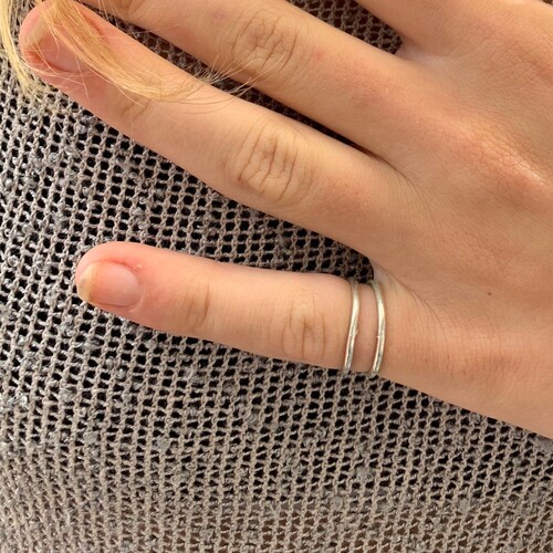 Pinky Midi Toe Ring Doble Band Pinky 