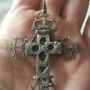 Renaissance Silver Reliliquary Pectoral Cross