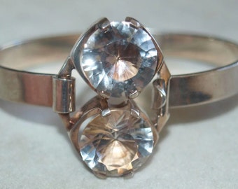 Scandinavian Modernist Sterling Quartz Bracelet Matti J. Hyuarine Finland