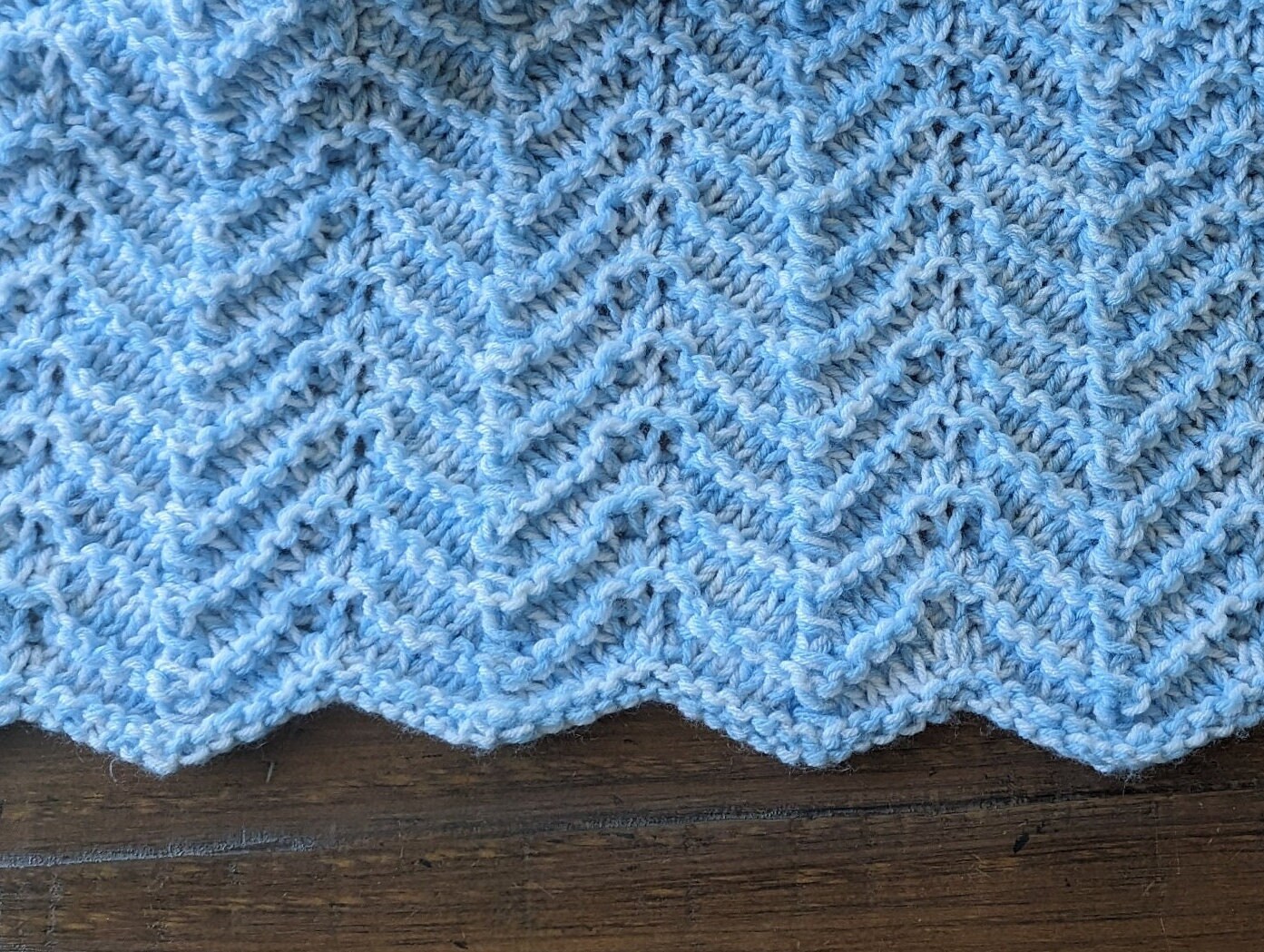 Chevron Ripple Baby Blanket Pattern - Etsy