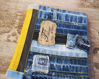 Notebook "Truly Unique" - Jeans Upcycling Unique Handmade