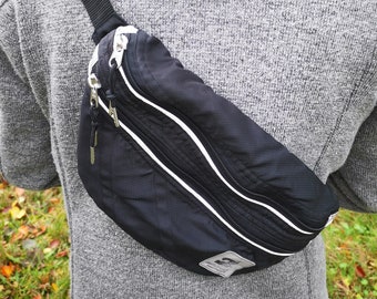 Crossbag | black with reflective piping