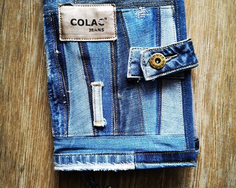 Notebook "COLAC Jeans" - jeans upcycling unique handmade