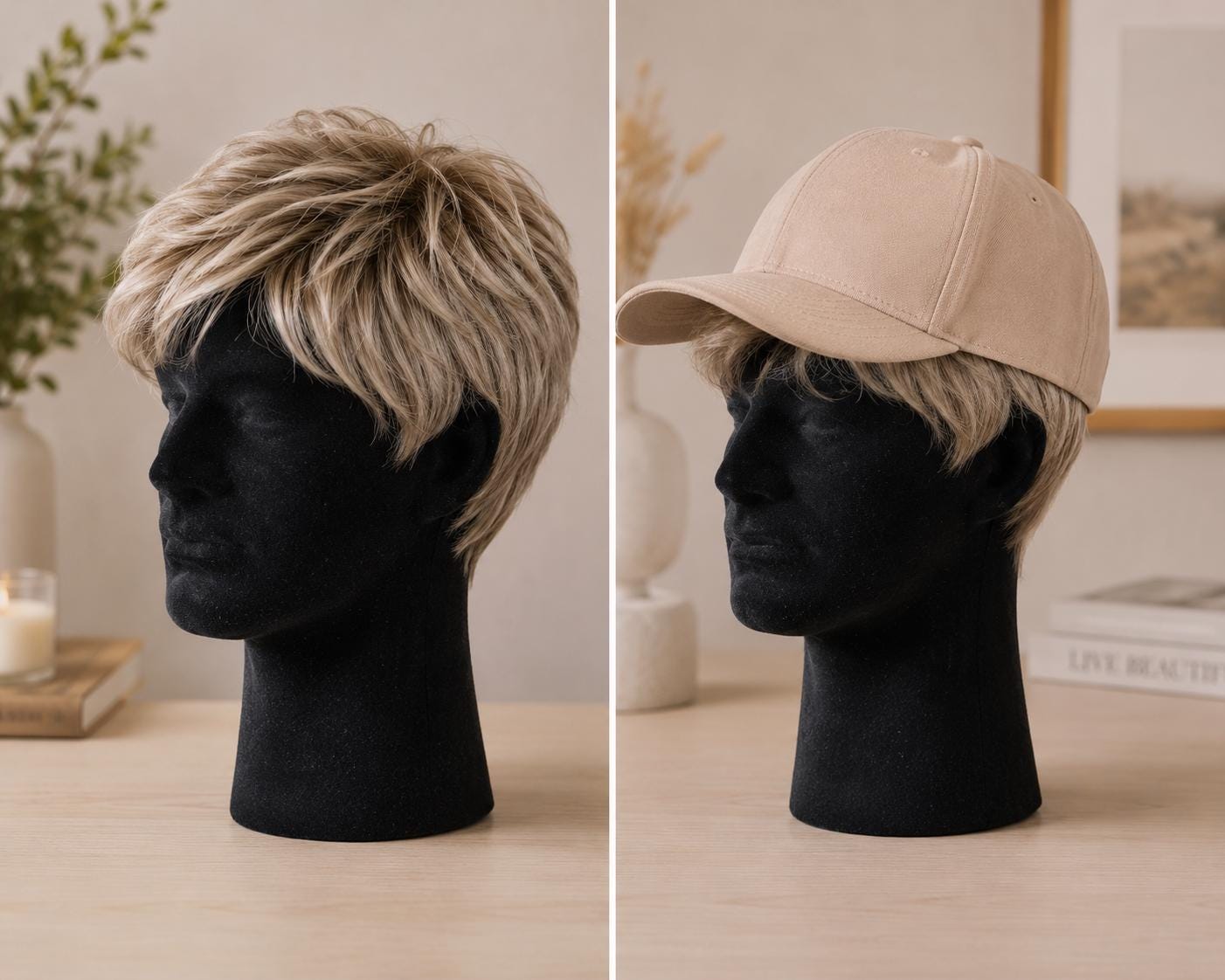 JUNMEIDO 8 Stück Perückenhalter Kunststoff Perücke Ständer Schwarz JUNMEIDO 8 Stück Perückenhalter Kunststoff Perücke Ständer Schwarz