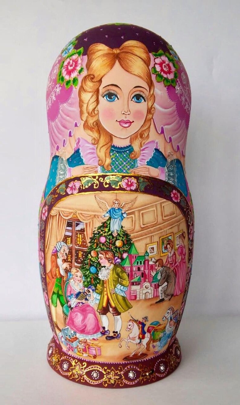 Matryoshka The Nutcracker. Set of 10 Nesting Dolls Etsy