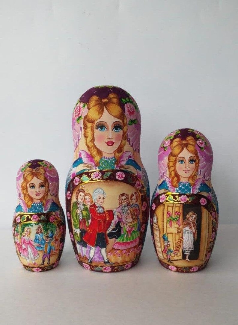 Matryoshka The Nutcracker. Set of 10 Nesting Dolls Etsy