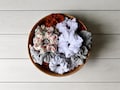 Double gauze cotton hair scrunchie - three sizes product logo