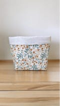 Cotton basket for storing your washable wipes or other beauty accessories, available in 2 sizes - customizable