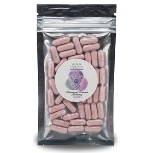 ORMUS GOLD - Colloidal Gold Capsules Vegan - Monoatomic Gold Ormus - The Philosopher&#39;s stone - 45 Count Bag