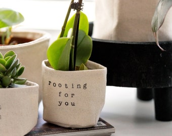 Rooting for you 2" succulent planter | ADD PLANT