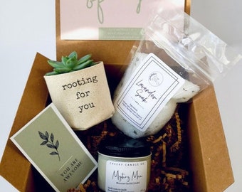 rooting for you 2" planter gift box | PLANT INCLUDED | Thinking of you gift box