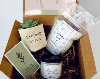 I beleaf in you 2" plant gift box | PLANT INCLUDED | Thinking of you gift box | Best friend gift box | gift for her | care package gift box