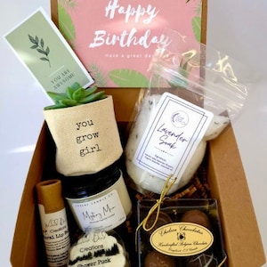 You Grow Girl 2" planter gift box | PLANT INCLUDED | Happy Birthday gift box