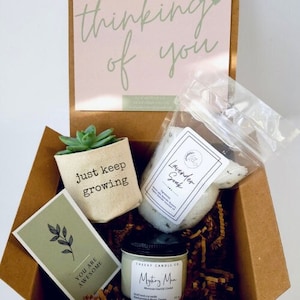 Just keep growing 2" plant gift box |PLANT INCLUDED | Thinking of you gift box