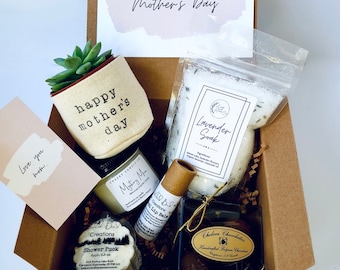 Mother's Day mini planter gift box | PLANT INCLUDED | Mother's Day Gift Box | gift for her | care package gift box