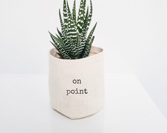 On point 2" succulent planter | ADD PLANT