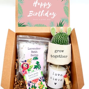 Grow Together 2" planter gift box | PLANT INCLUDED | Happy Birthday gift box