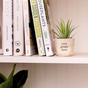 L'amour pousse ici Jardinière succulente de 2 po. | AJOUTER UNE PLANTE