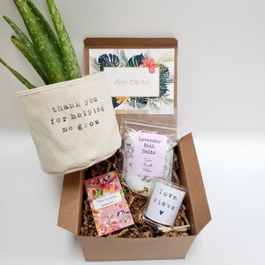 Coffret cadeau Fête des Mères | USINE NON INCLUS | Merci de m'avoir aidé à faire pousser un coffret cadeau