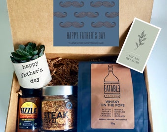 Father's Day Gift Box | 2" PLANT INCLUDED | Gift box for him | 2" happy father's day