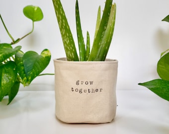 Grow Together - Indoor Canvas Planter