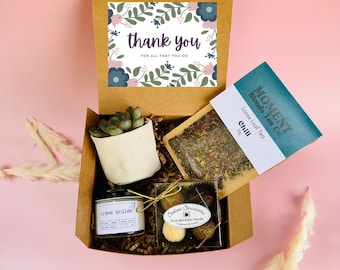 Sending a hug care package, Thinking of you care package for men, Male get well soon basket, Succulent gift box, Thank You Gift