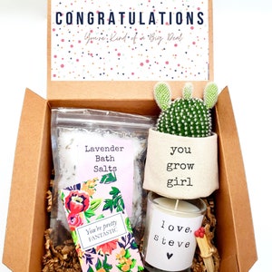 You Grow Girl 2" planter gift box | PLANT INCLUDED | Congratulations gift box