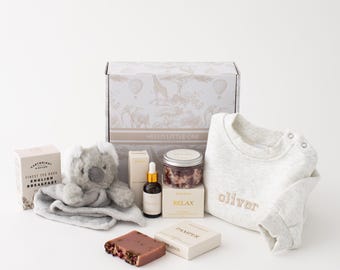 Personalised Mum To Be Gift Box | Baby Shower Gift | Baby Mama Pamper Hamper, New Mum Self Care Gift Set | New Baby Gift, Pregnancy Spa