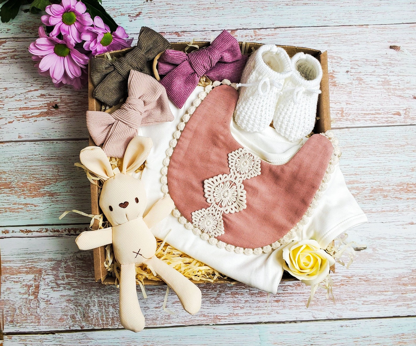 A Very Girly Gift Hamper / New Baby Girl Gift Box / Baby Etsy UK