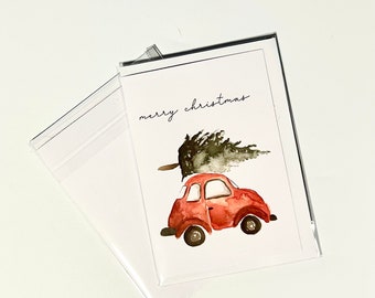 Seasonal greeting card for Christmas and winter season