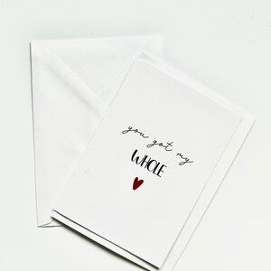 Carte cadeau Saint Valentin pour elle et lui