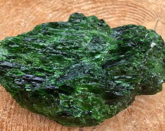 CHROME DIOPSIDE Specimen, Yakutia Gemstone, Collector Crystal 743g, AAA Quality