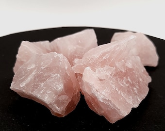 Raw ROSE QUARTZ Gemstones, Grade A Crystals from Brazil