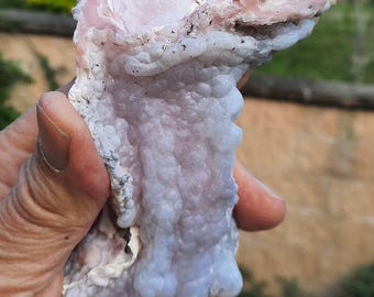 Rare Andean PINK OPAL, 390g Chalcedony Matrix Specimen from Peru, Monte Rosa, Natural Rough Crystal – Heart Chakra Healer