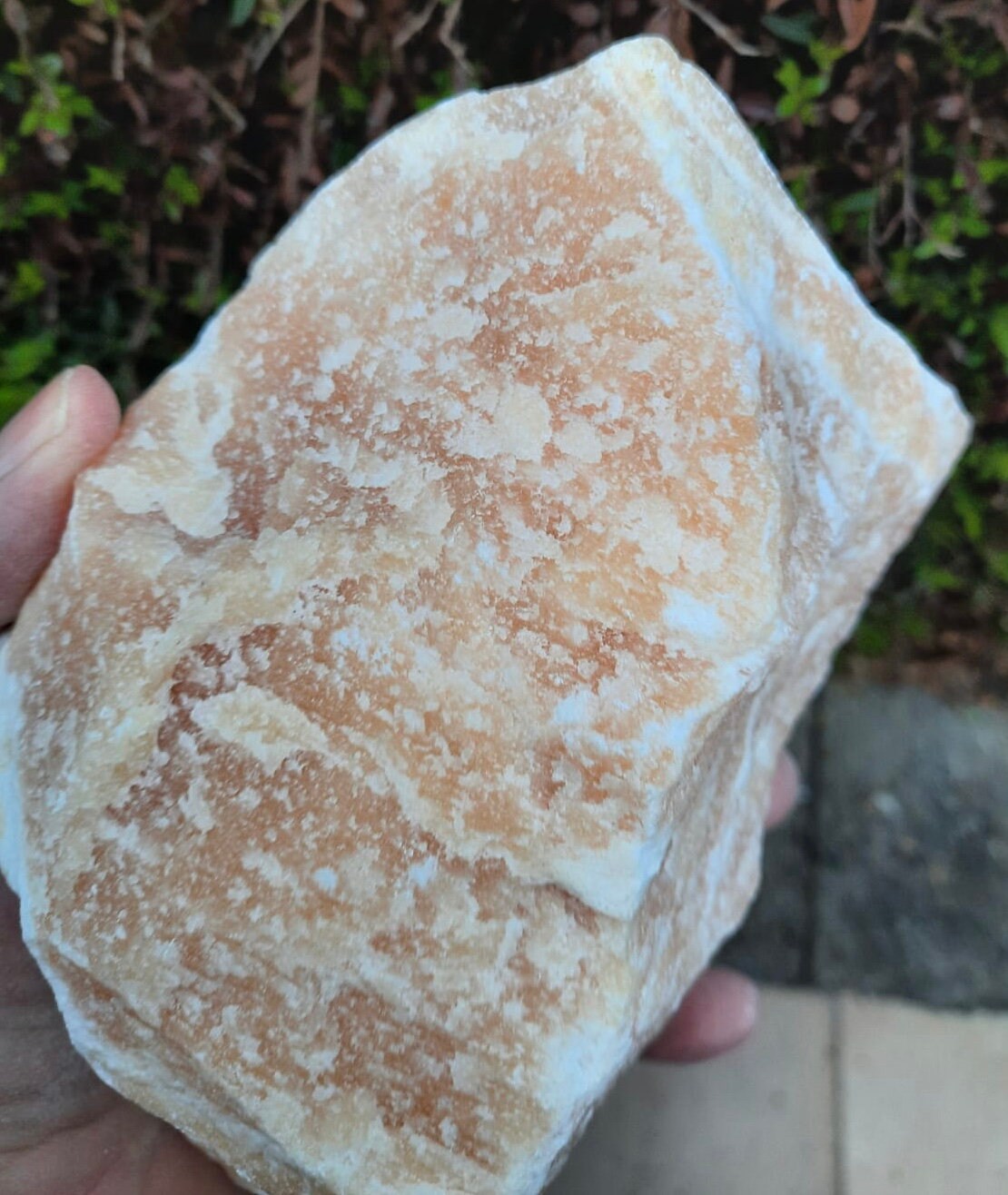 大きなオレンジカルサイト原石：ブラジル産グレードA鉱物 - Etsy 日本