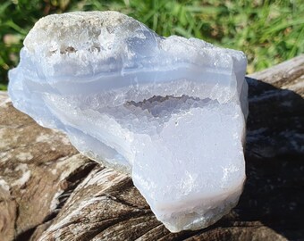Calcedonia azul Druzy: Armonía brillante de Malawi, calidad AA