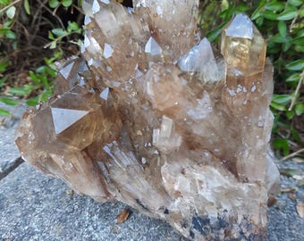 CITRINE Raw Cluster – Golden Energy from Congo, AAA Quality