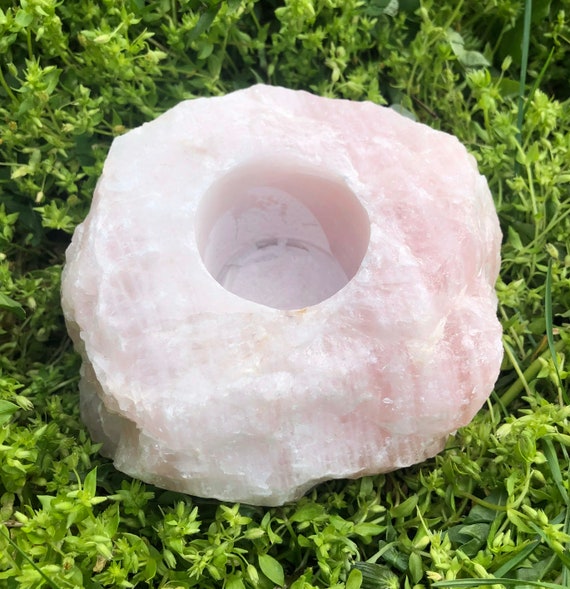 ローズクォーツ　天然石　キャンドルホルダー 楽天市場】ローズクォーツ キャンドルホルダーの通販