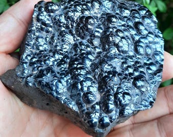 HEMATITE Specimen, Polished Moroccan Grounding Crystal, Root Chakra Protection, AA Quality