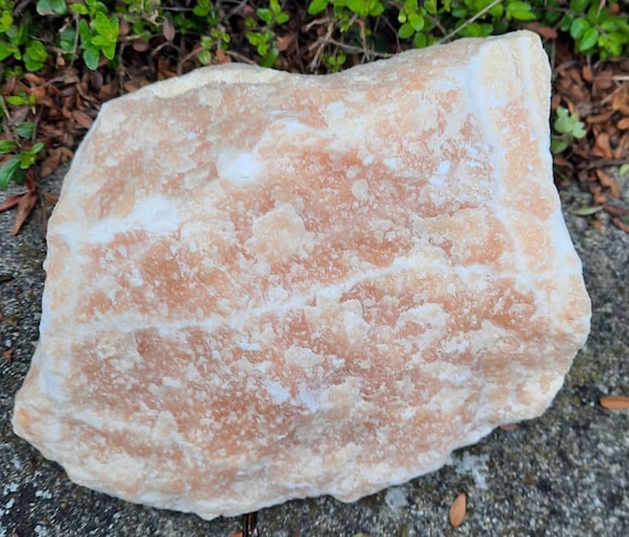 オレンジカルサイト 原石 ブラジル産 ビッグサイズ 特大 3.195㎏ 一点